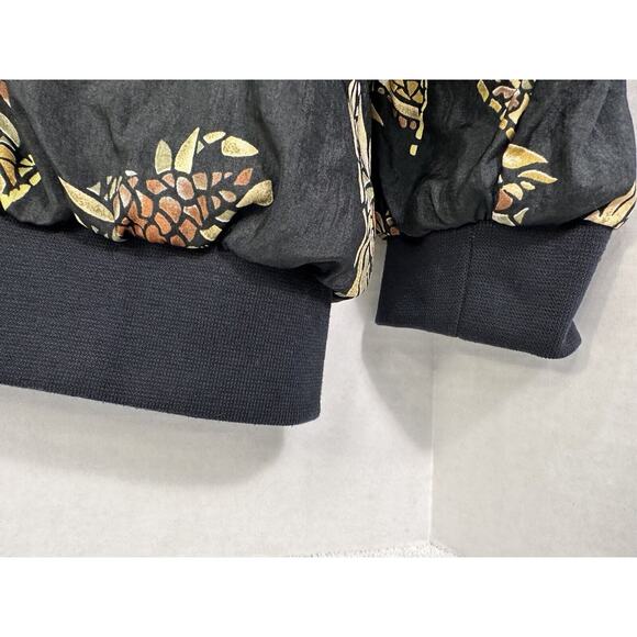 VINTAGE Adolfo Sport 80s 90s Bomber Jacket Unique PRINT’S For All SEASON! Sz.L - Picture 8 of 14